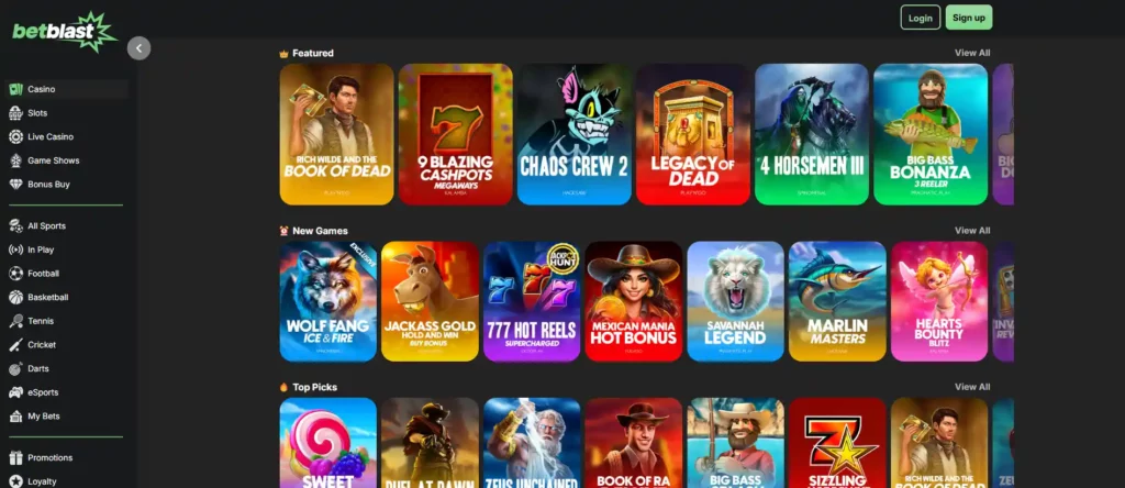 betblast casino